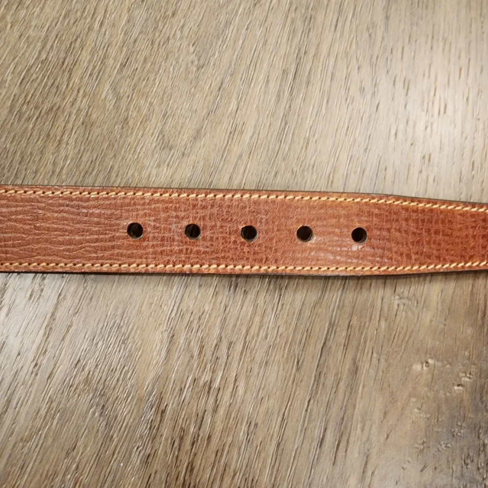 Trafalgar Textured Leather Belt Brown Made in USA Classic Men's size 30